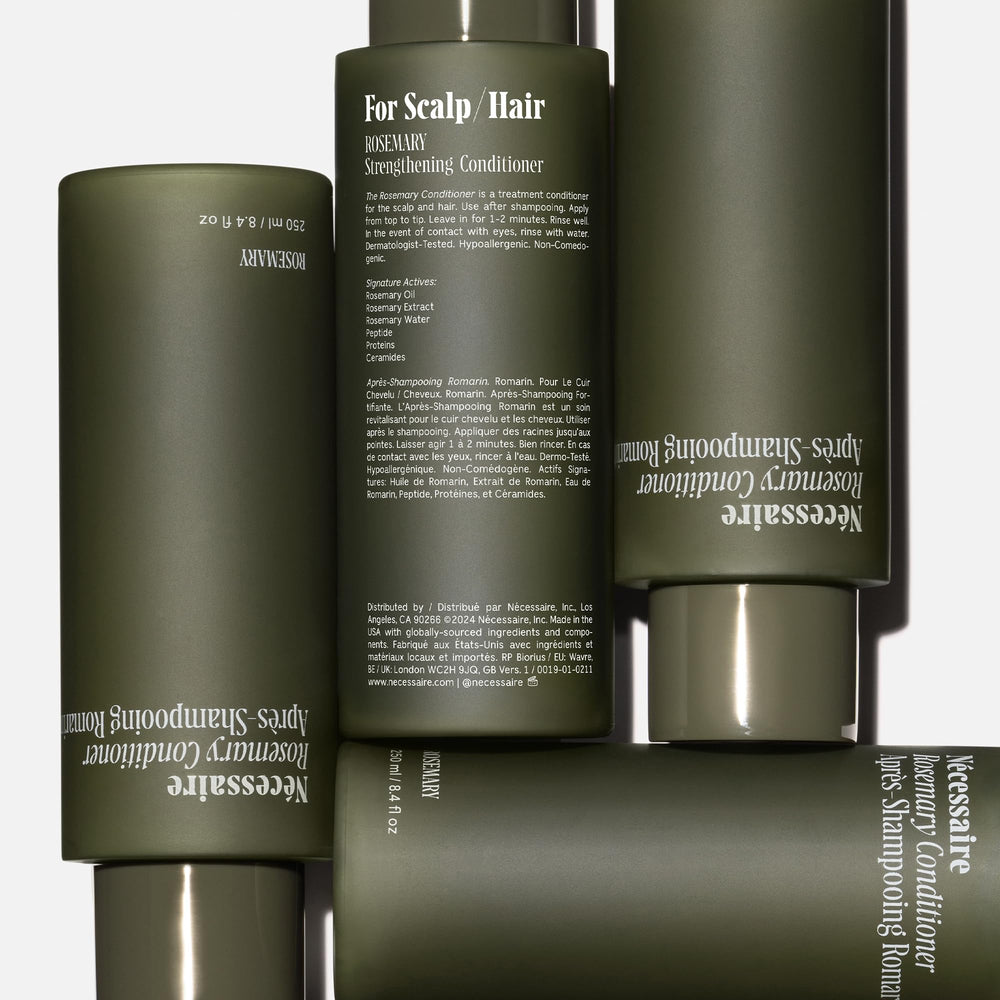 Nécessaire Rosemary Conditioner detangles hair with smooth glide