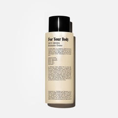 Nécessaire Santal foam close-up showing rich lather