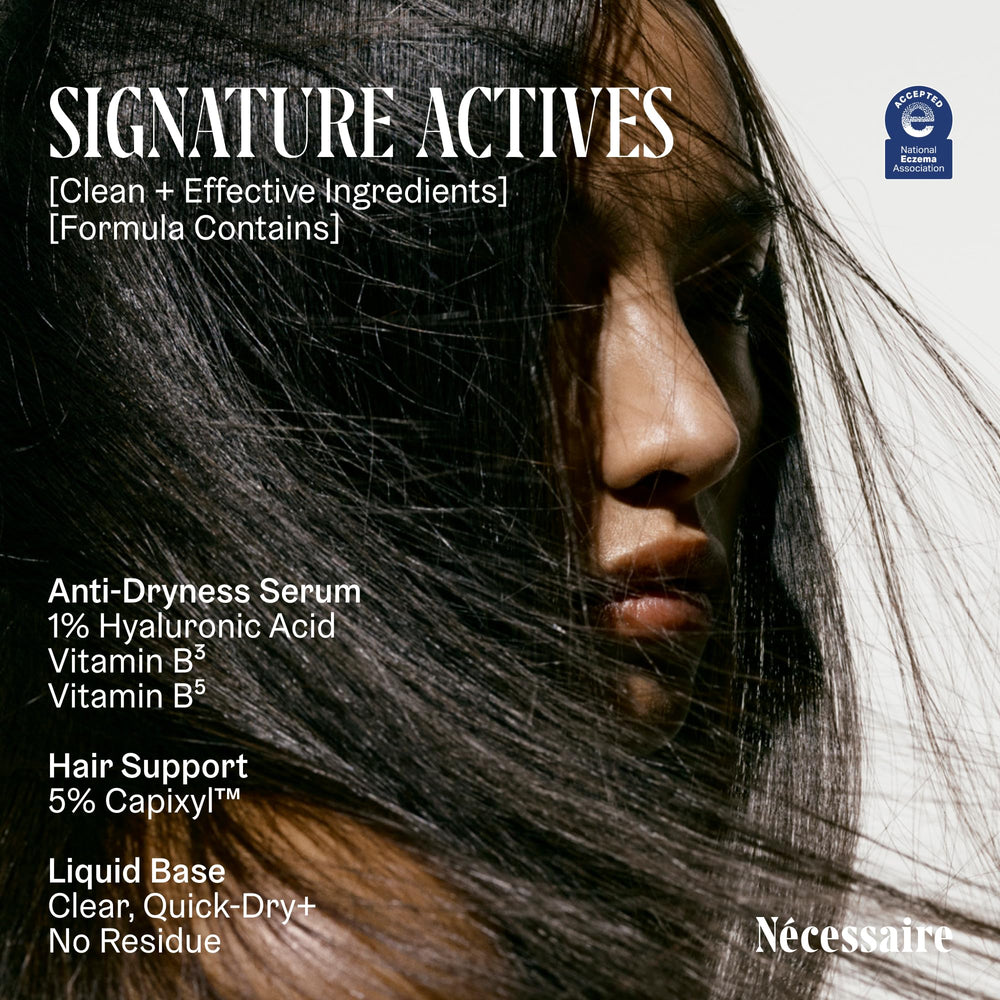 Nécessaire Scalp Serum ingredient highlight: Capixyl for thicker-looking hair.