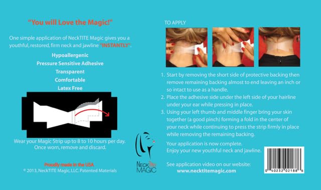 NeckTITE Magic front-neck-wrinkles-smoothed by a single application.