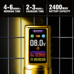 NEDPAIN 8500 RPM motor delivers smooth performance for detailed styles