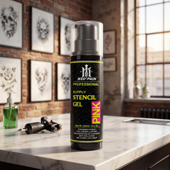 NedPain supports a clean studio workflow from transfer to aftercare prep.