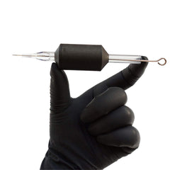 Needlehouse soft ABS black grip and tube create a lightweight, comfortable setup.