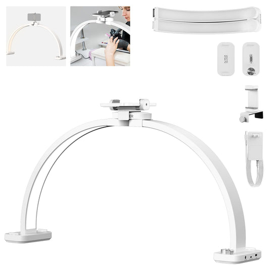 NEEWER Basic HM01-D foldable arc lamp for compact desk nail art lighting