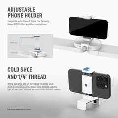 NEEWER Basics 3-color modes offer flexible ambience for makeup and nails.
