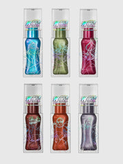 Nekoyanin Winx Club glitter lipgloss close-up shows vibrant shimmer and radiant shine.