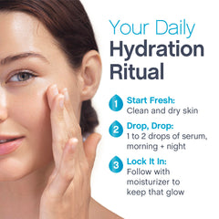 NeoCell serum preps skin for morning routine with quick absorption.