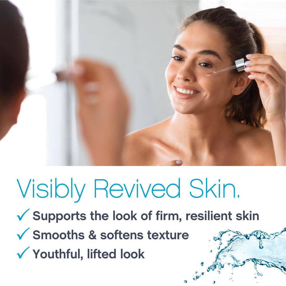 NeoCell serum supports daily routine for a firmer-looking skin appearance.