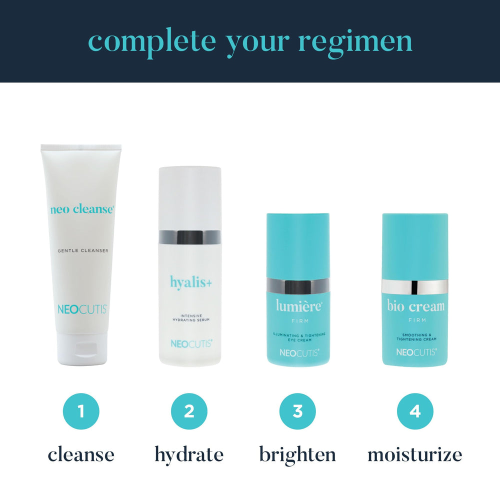 NEOCUTIS Bio Cream Firm hydration glow after application.