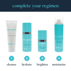 NEOCUTIS Neo Body Restorative Cream on skin hints at enhanced hydration