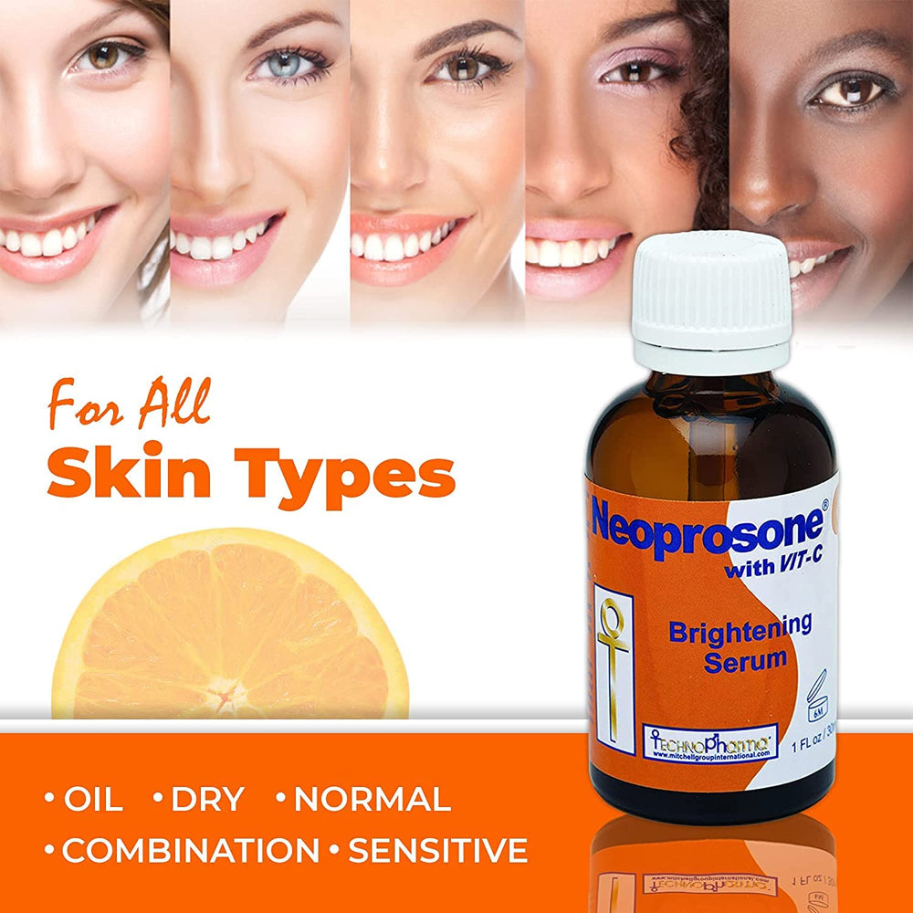 Neoprosone Vitamin C Serum front packaging view showing premium design