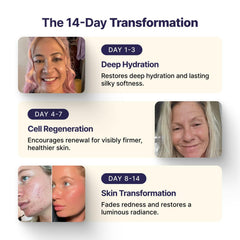 Application scene on lips and hands with gentle hydration