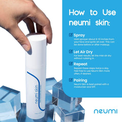 NEUMI SKIN compact packaging on shelf