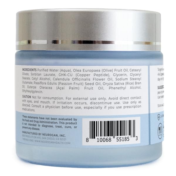 Packaging on shelf communicates premium daily moisturizer by Neurogan