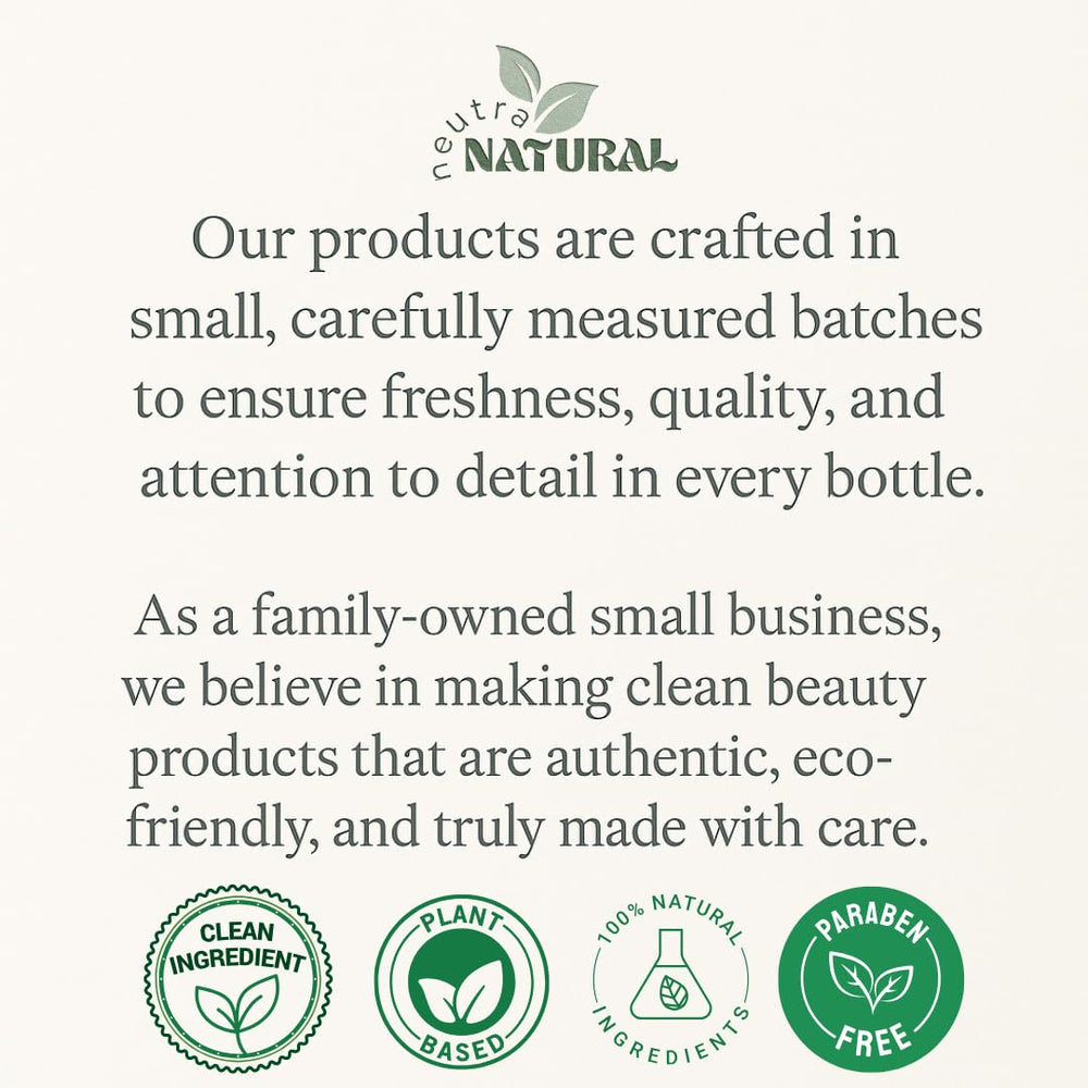 Neutra Natural tonic used as leave-in scalp treatment or pre-wash oil