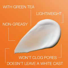 Neutrogena Clear Face Serum Sunscreen invisible texture, no white cast on any skin tone.