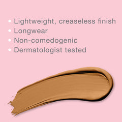 Neutrogena cream texture on skin for blemish camouflage.