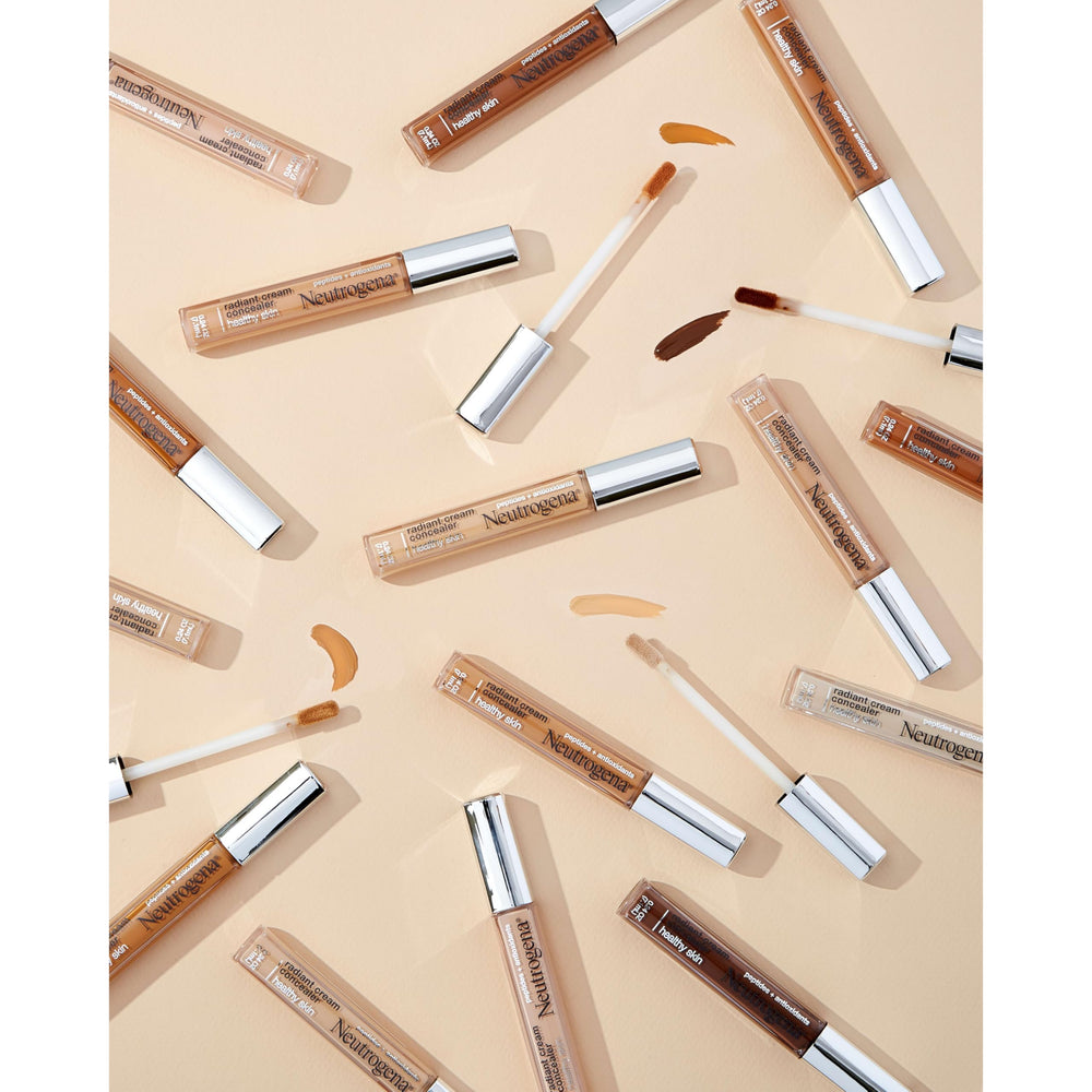 Neutrogena under-eye application shot showing seamless blend and brightened look.