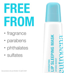 Evening routine with Neutrogena Hydro Boost Lip Sleeping Mask