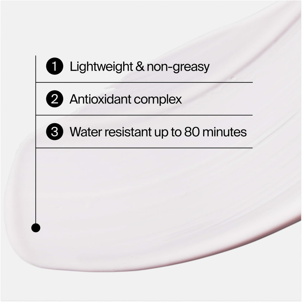 Neutrogena Invisible Daily Defense invisible-coverage on all skin tones leaves no white marks.