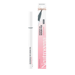 Neutrogena Microbrow Tint Serum Pen brush tip in action creates natural brow texture
