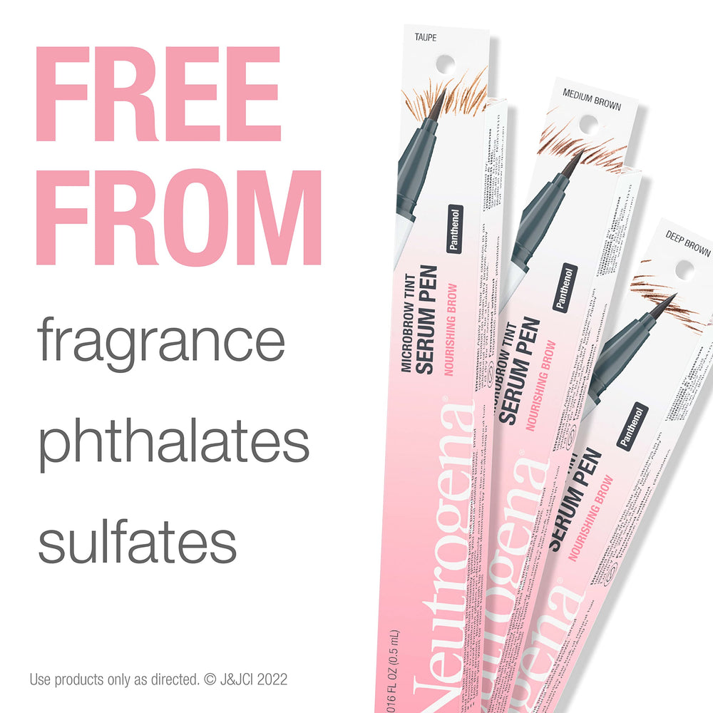 Neutrogena Microbrow Tint Serum Pen natural-looking brows with hair-like strokes