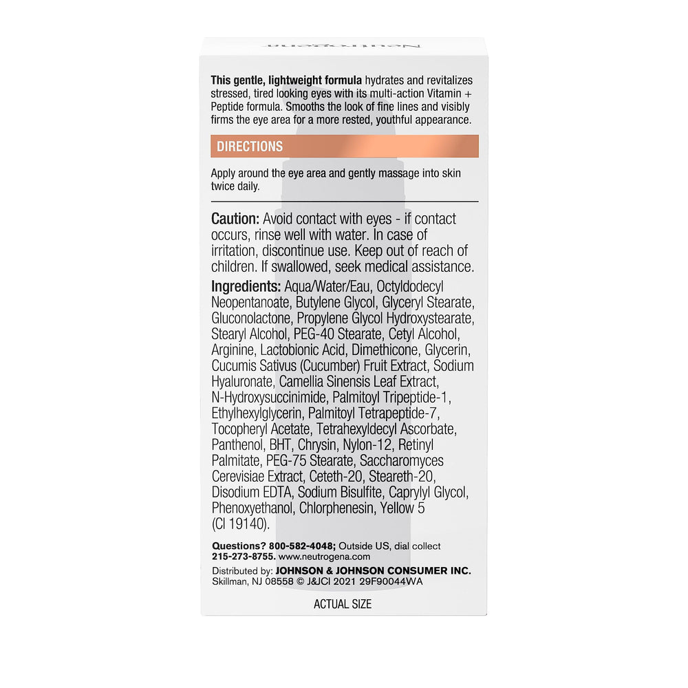 Lightweight texture provides comfortable daily hydration around the eye.