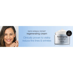 Neutrogena Rapid Wrinkle Repair packaging with two-pack box for daily anti-aging care.