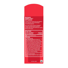 Neutrogena Stubborn Acne AM Treatment vanishing formula on skin