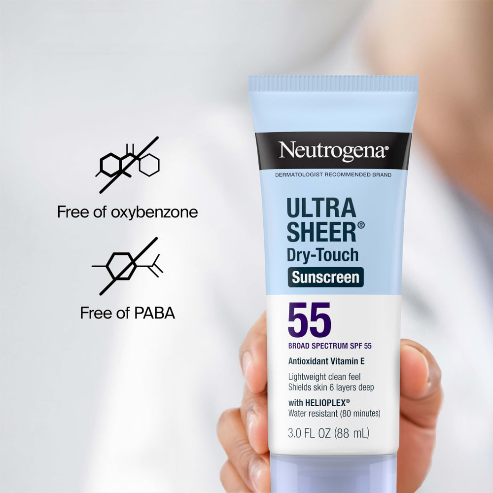 Non-comedogenic and PABA-free formula avoids heavy residue.