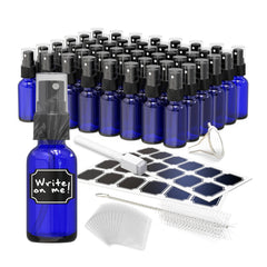 Nevlers cobalt blue 1oz glass spray bottle for UV protection and precise mist