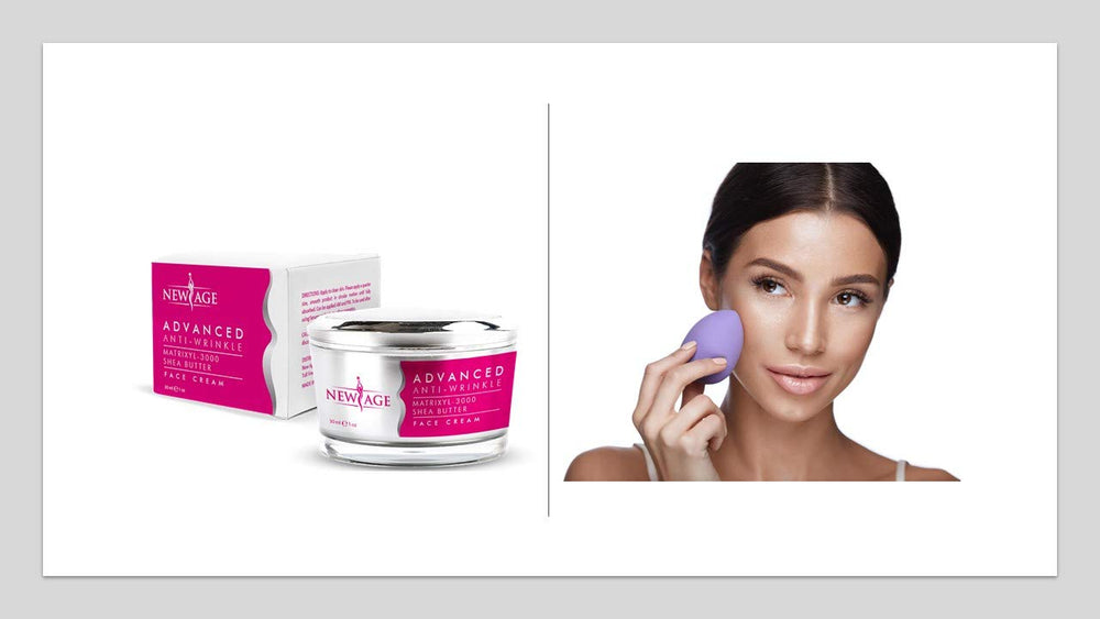 NEW AGE Lightweight cream texture suitable under makeup.