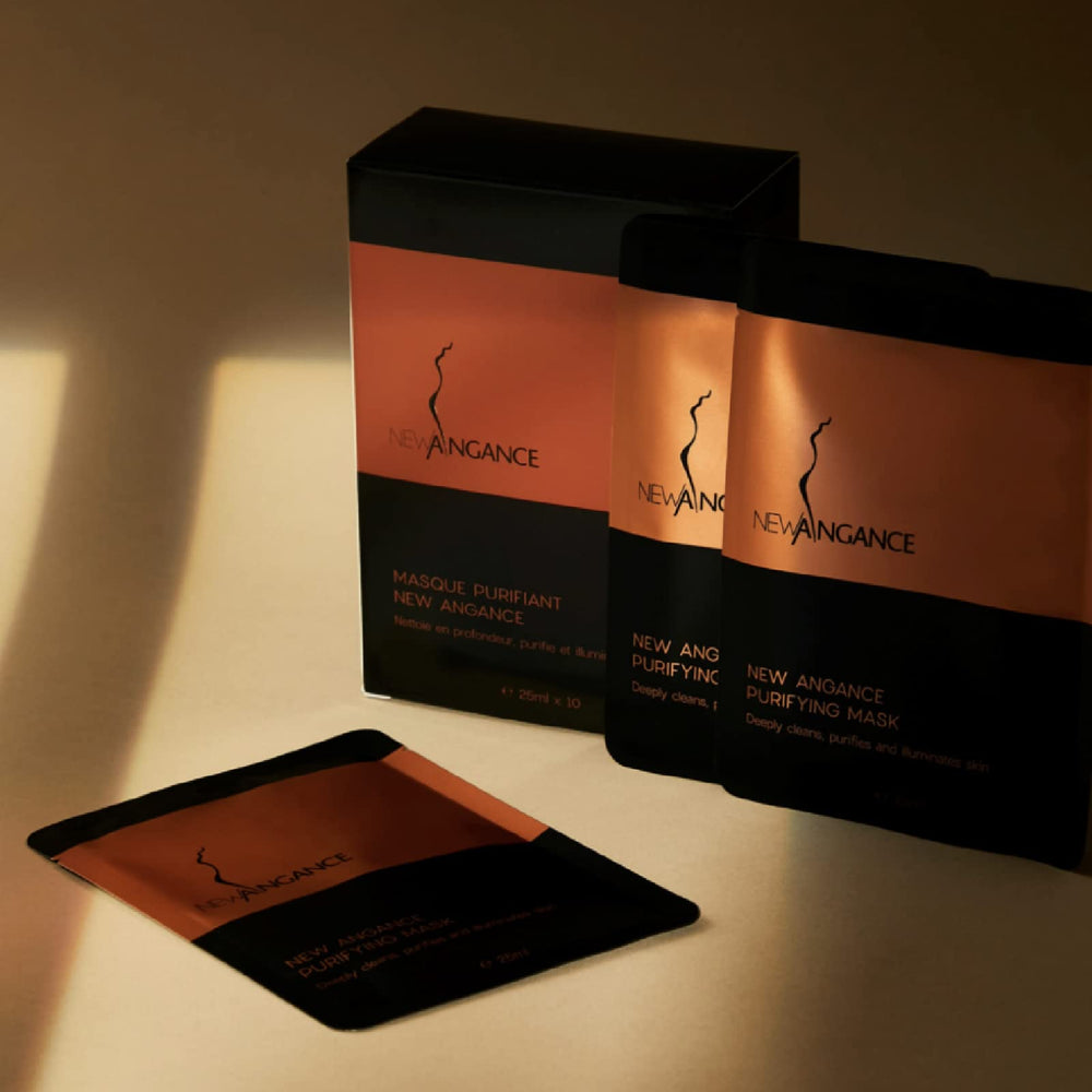 NEW ANGANCE Mask peptides and gold for skin vitality.