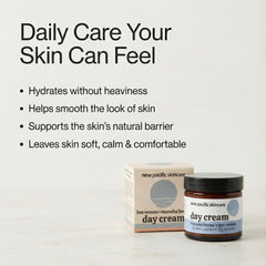 New Pacific Skincare Manuka Honey 45+ MGO bottle image highlights hydrating formula.