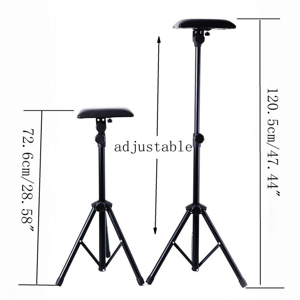 New Star Tattoo tripod legs provide stable, non-slip support on any surface