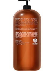 New York Biology Biotin Conditioner massaged into the scalp for circulation.