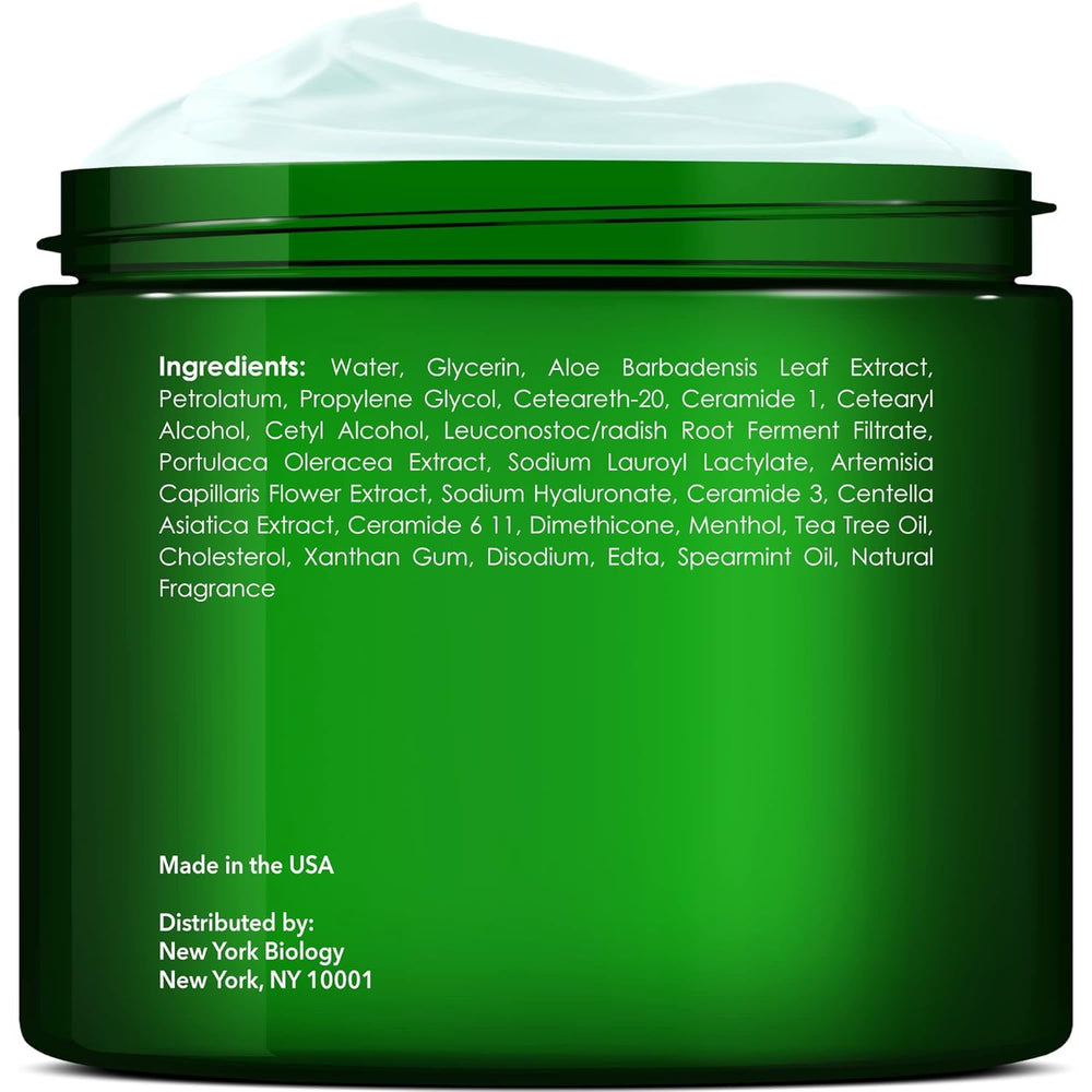 New York Biology Tea Tree Foot Cream hydration soothes itchy skin