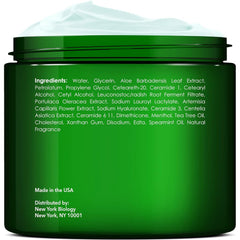 New York Biology Tea Tree Foot Cream hydration soothes itchy skin
