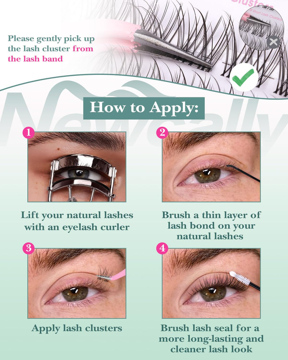 Newcally easy application kit designed for quick, beginner-friendly results