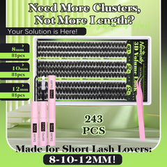 Newcally ultra-thin lash band supports easy application.