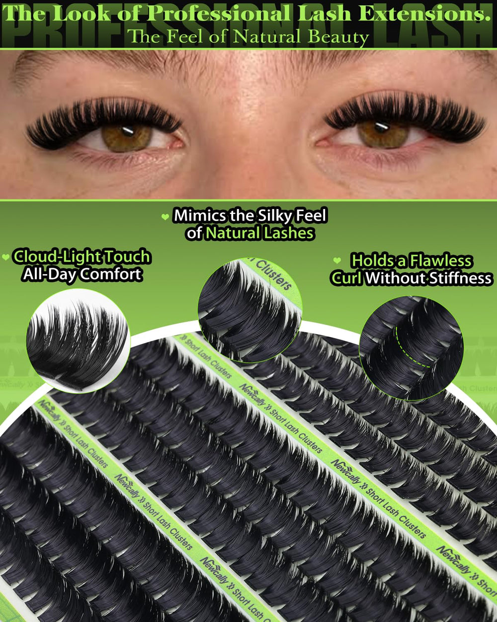 Newcally Easy at-home application for fast, salon-like results.