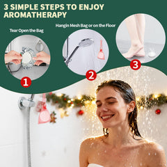 NEWFEIFAN holiday self-care moment with six steamers for daily relaxation.
