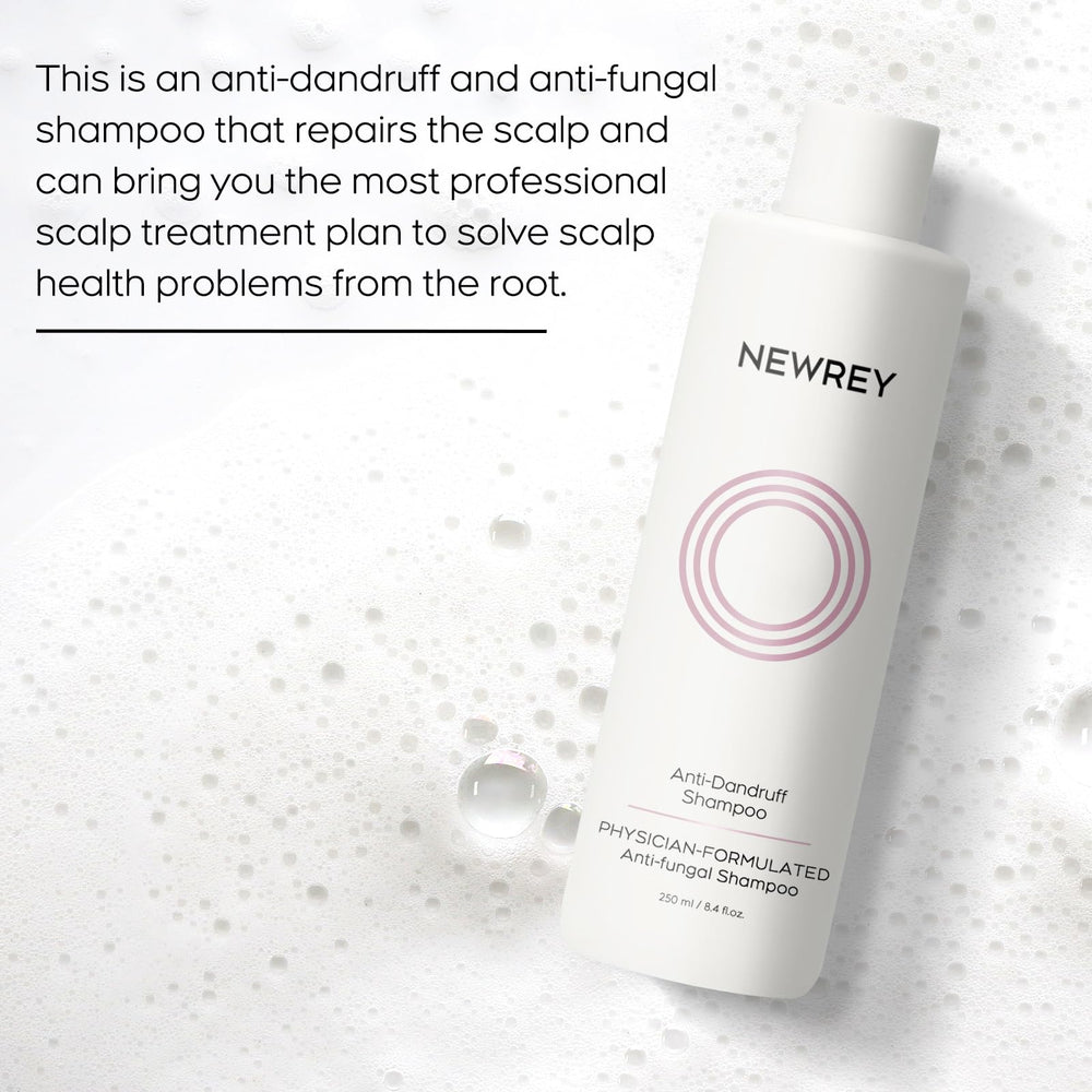 NEWREY anti-dandruff action targets flakes and itch cues.