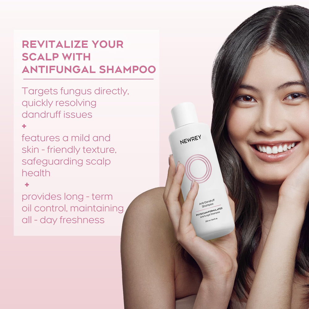 NEWREY daily-use formula supports dyed or permed hair with care.