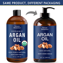 Nexon Botanics Argan Oil hair-growth support demo.