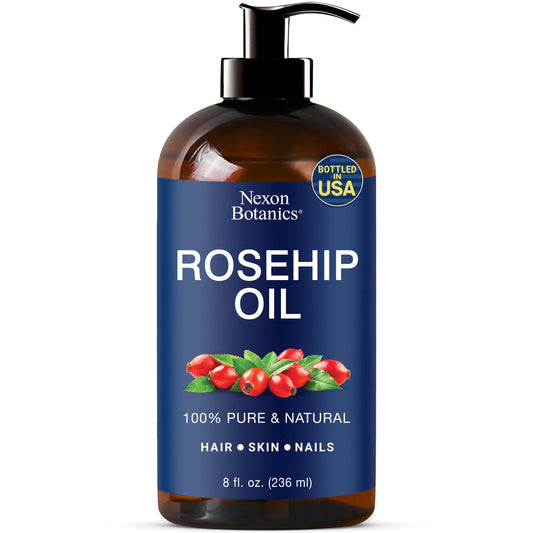 Nexon Botanics Rosehip Oil for Face bottle ready for daily hydration
