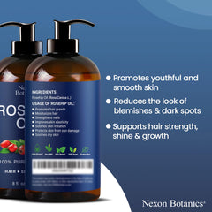 Nexon Botanics Rosehip Oil for skin care suitable for all skin types