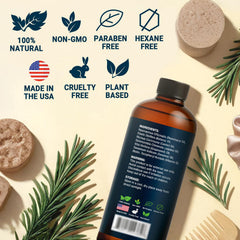 Nexon Botanics rosemary oil used as frizz-control pre-styling aid