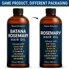 Nexon Botanics Rosemary Oil labeled as USA-made on a clean surface