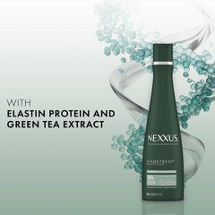 Nexxus Diametress with Green Tea Extract nourishes strands for healthier feel.